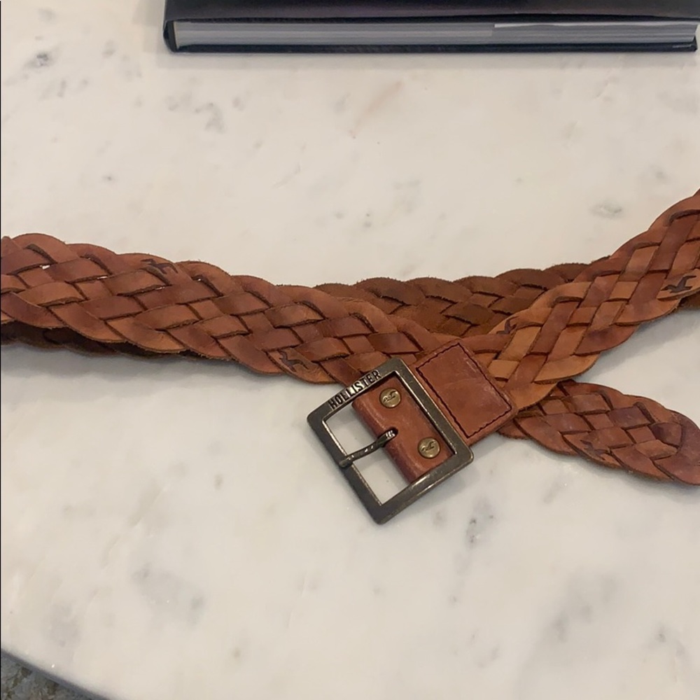 Hollister leather belt